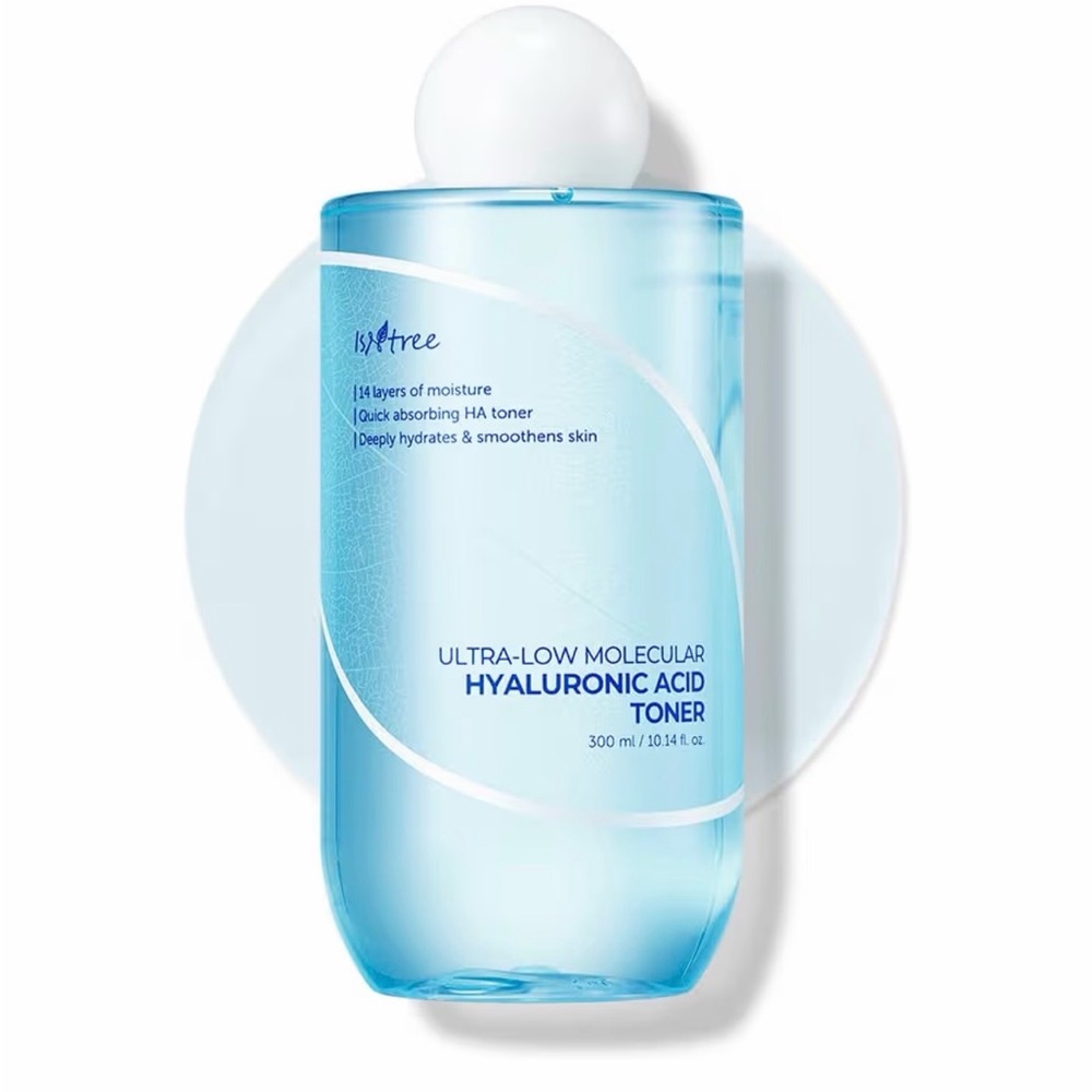 ISNTREE Ultra-Low Molecular Hyaluronic Acid Toner 300ml, 10.14 fl.oz
